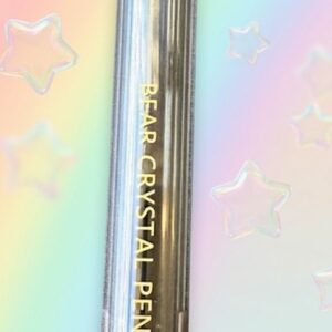 Penna crystal orsetto nero