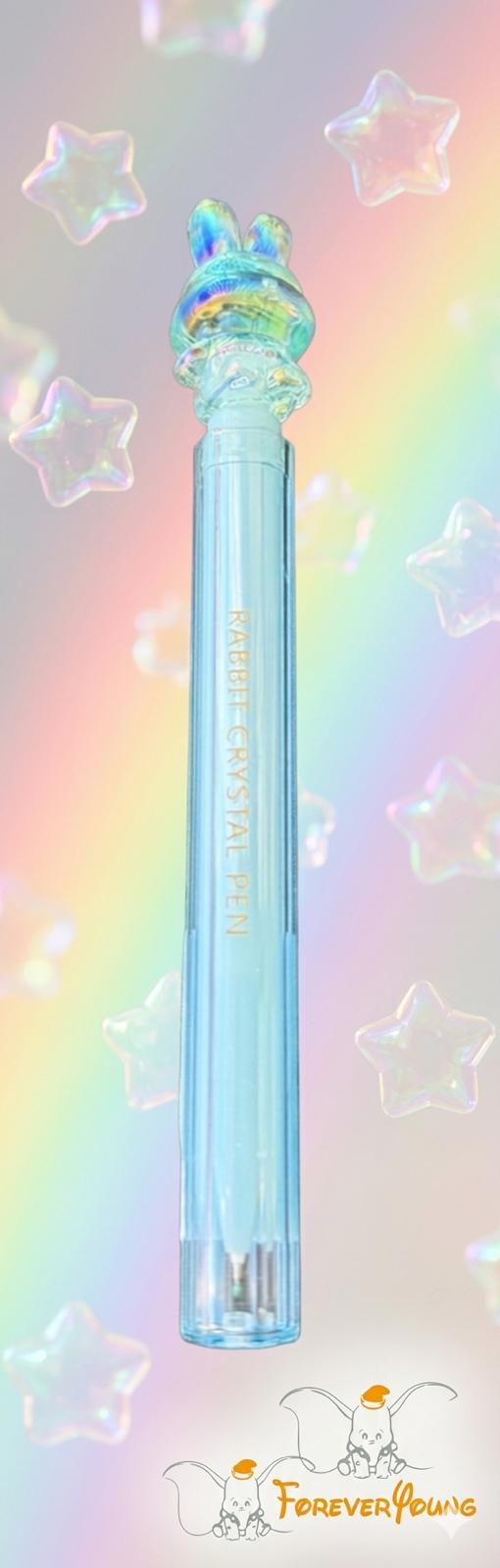 Penna crystal coniglietto celeste