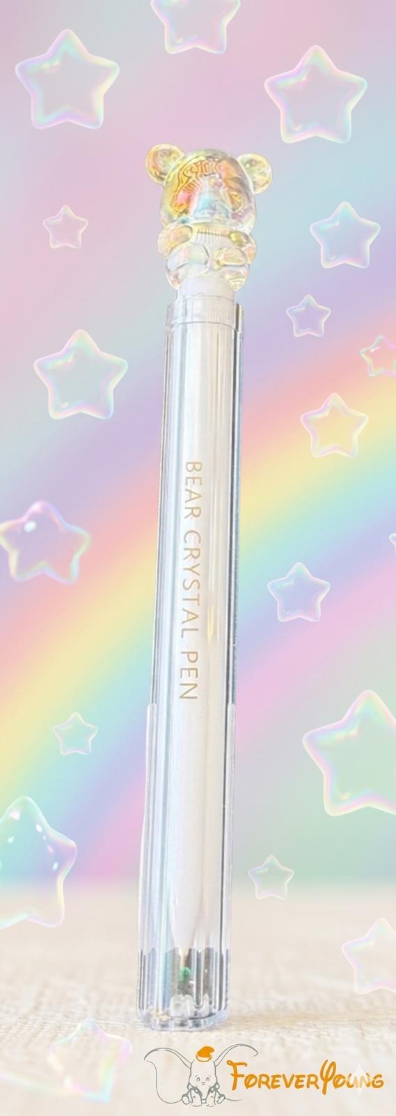 Penna crystal orsetto bianco