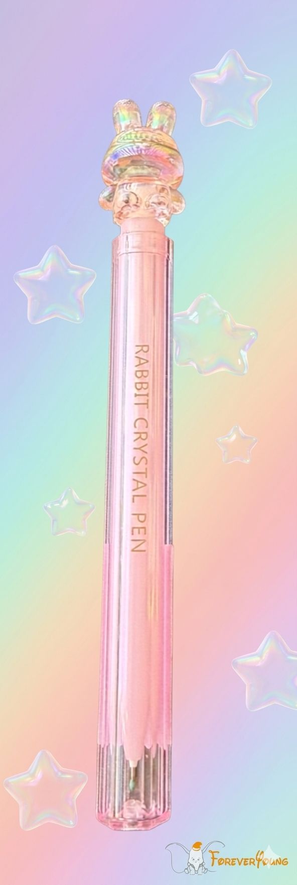 Penna crystal coniglietto rosa