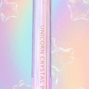 Penna crystal unicorno viola