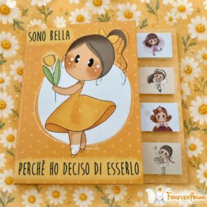 Set foglietti adesivi- Sono bella perché ho deciso di esserlo