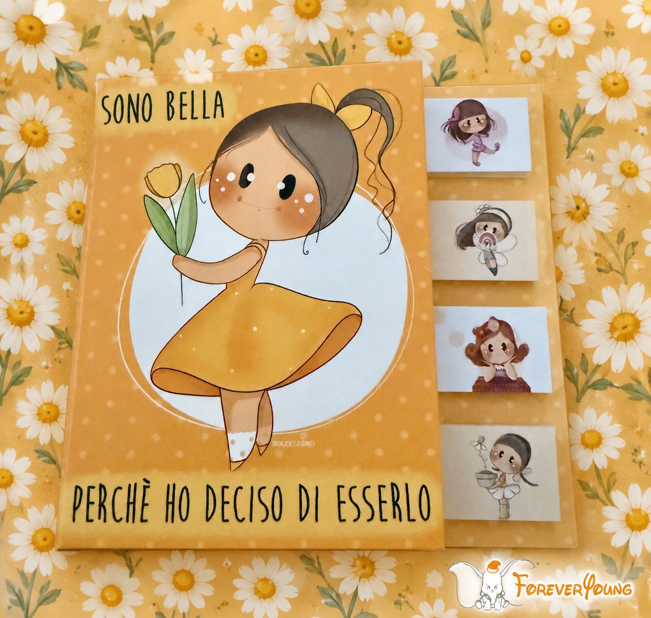 Set foglietti adesivi- Sono bella perché ho deciso di esserlo