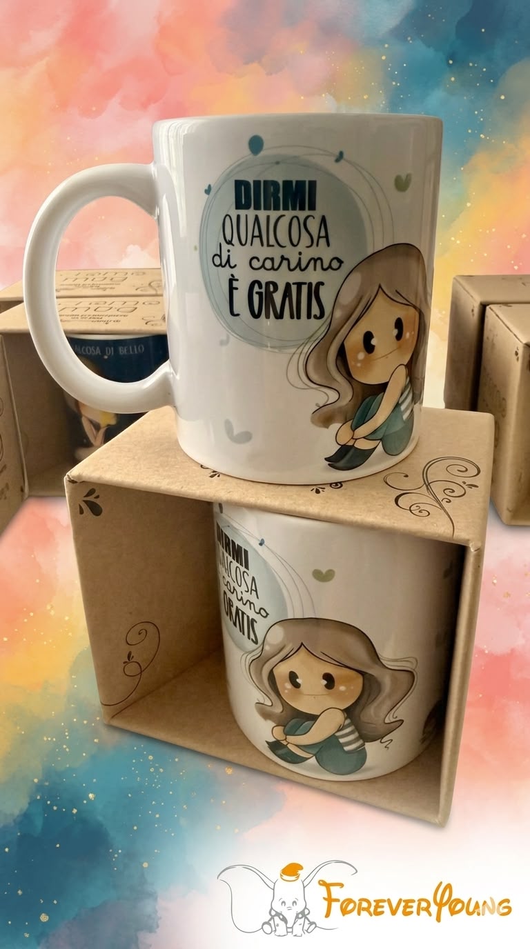 Tazza delle Bubine - Dirmi qualcosa di carino é gratis