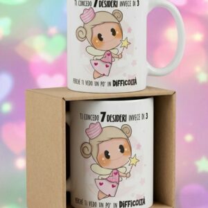 Tazza delle Bubine - Ti concedo 7 desideri invece di 3 perché ti vedo un po' in difficoltà