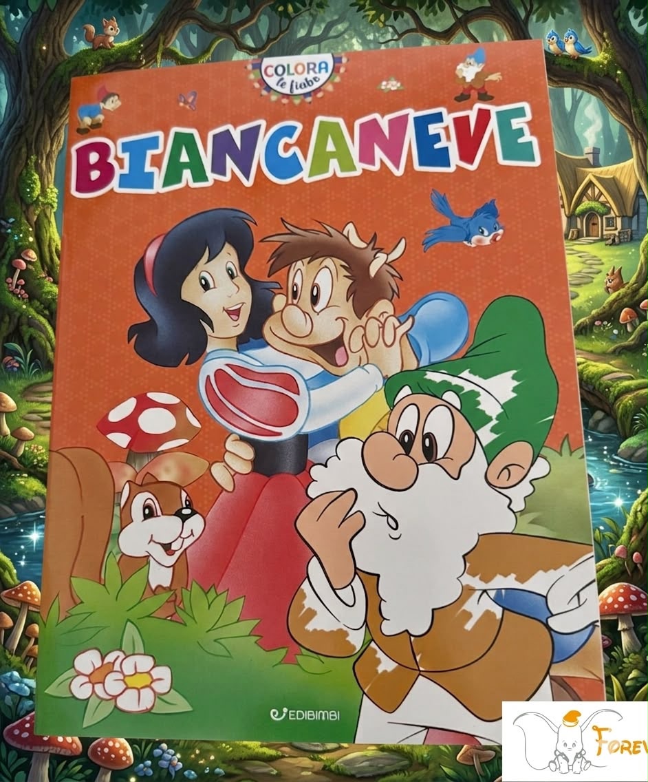 Colora le fiabe - Biancaneve