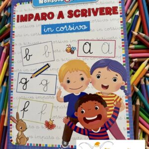 Libro imparo a scrivere in corsivo