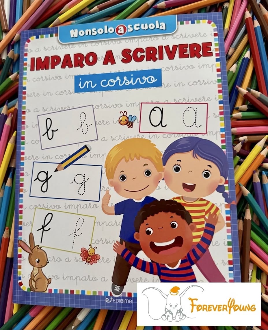 Libro imparo a scrivere in corsivo
