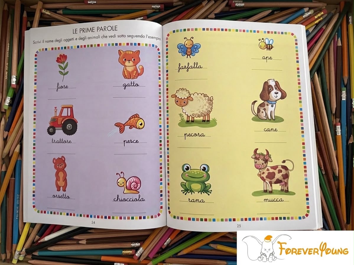 Libro imparo a scrivere in corsivo - immagine 2