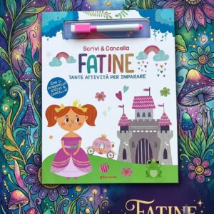 Libro scrivi e cancella fatine