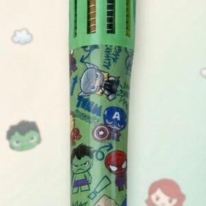 Penna 10 colori Hulk