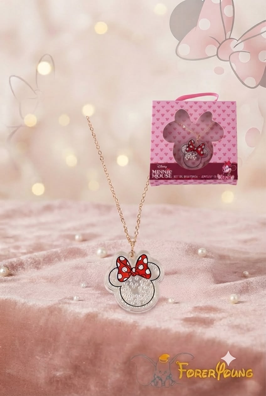 Collana da bambina di Minnie con ciondolo di perle - immagine 2