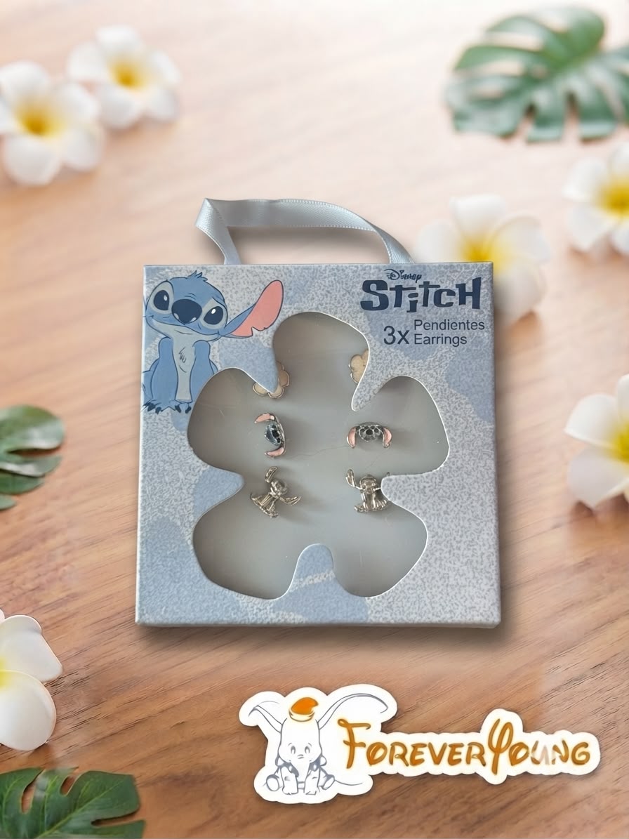 Orecchini a perno di Stitch