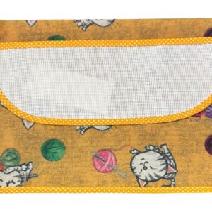 busta porta tovagliolo con gatti