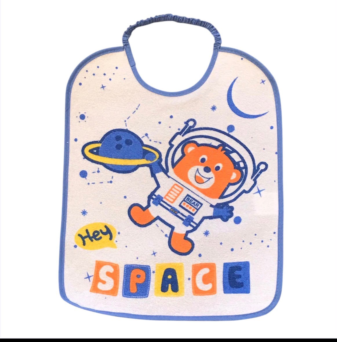 Maxi bavaglino space con retro cerato