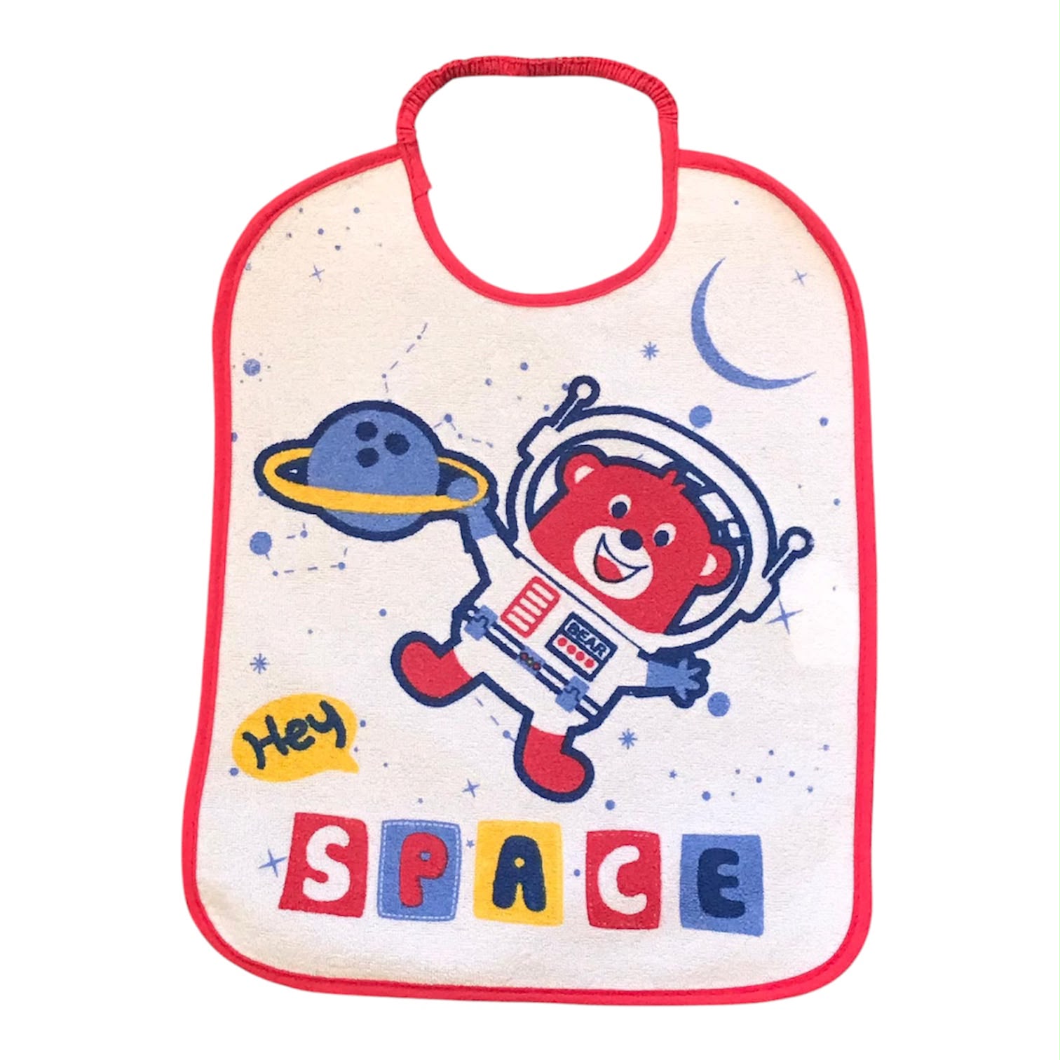 Maxi bavaglino space con retro cerato - immagine 3