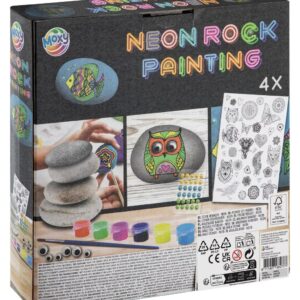 Alternative view of Neon rock painting - Pitturare i sassi