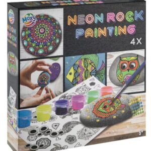 Neon rock painting - Pitturare i sassi