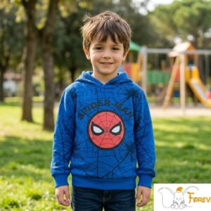 Felpa con cappuccio di Spiderman