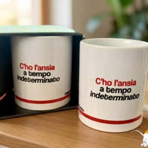 Tazza C'ho l'ansia a tempo indeterminato