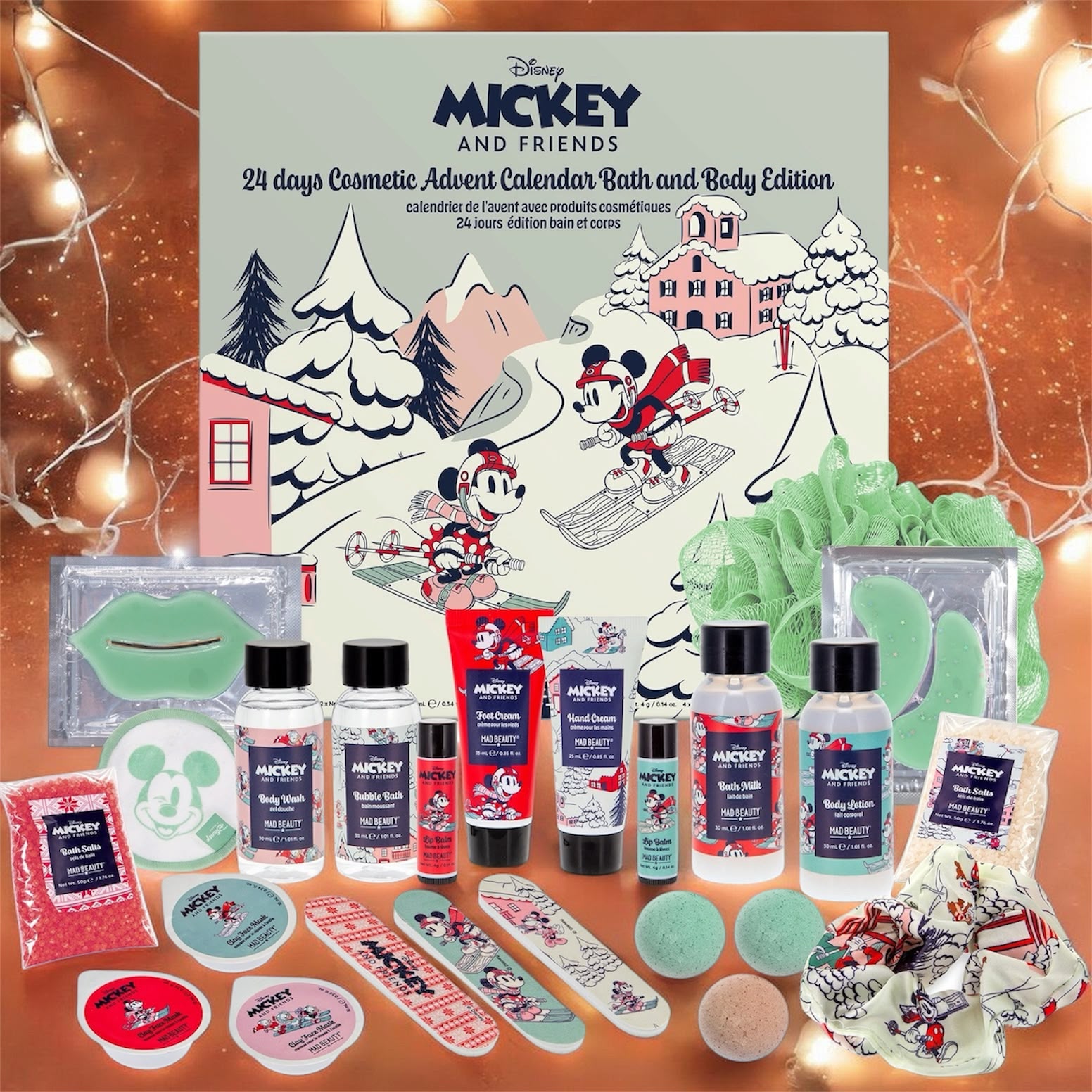 Calendario dell'avvento beauty di Topolino & co.